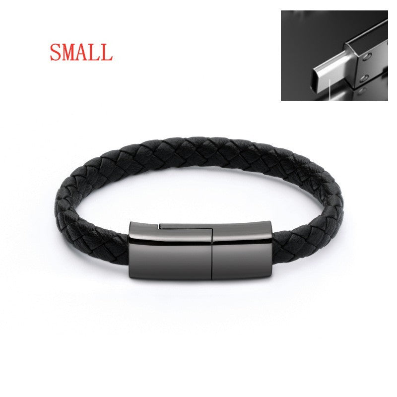 Creative Bracelet Charging Cable – Stylish USB Data Cable for On-the-Go Power