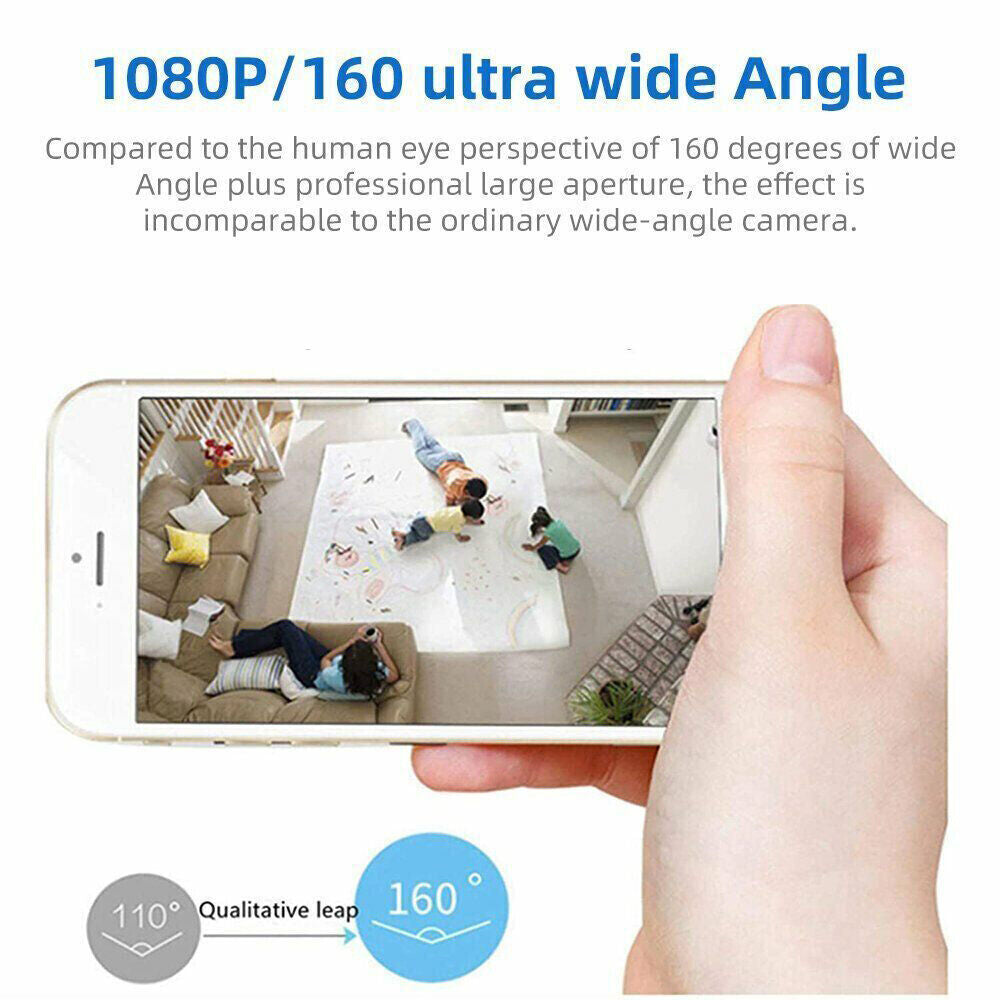 HD 1080P Mini Hidden WiFi Spy Camera – Wireless with Night Vision and Motion Detection