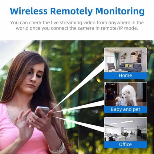 HD 1080P Mini Hidden WiFi Spy Camera – Wireless with Night Vision and Motion Detection