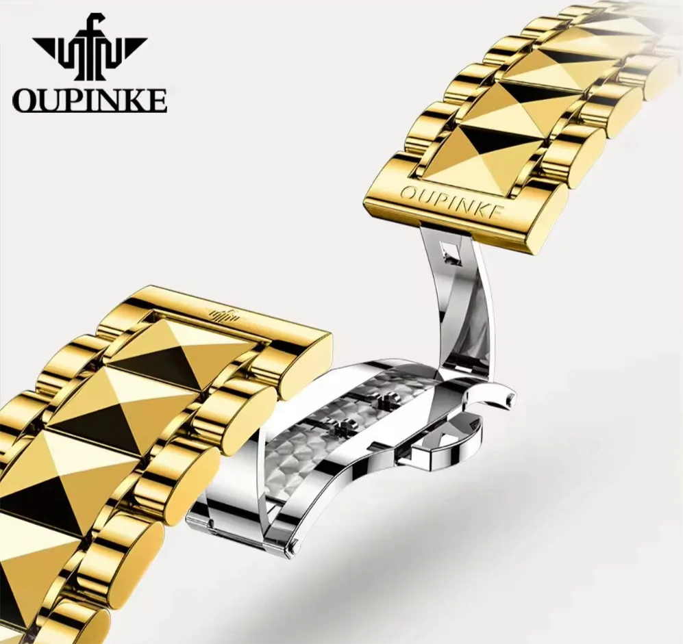 OUPINKE 3168 | Luxury Hollow-Out Mechanical Men’s Watch