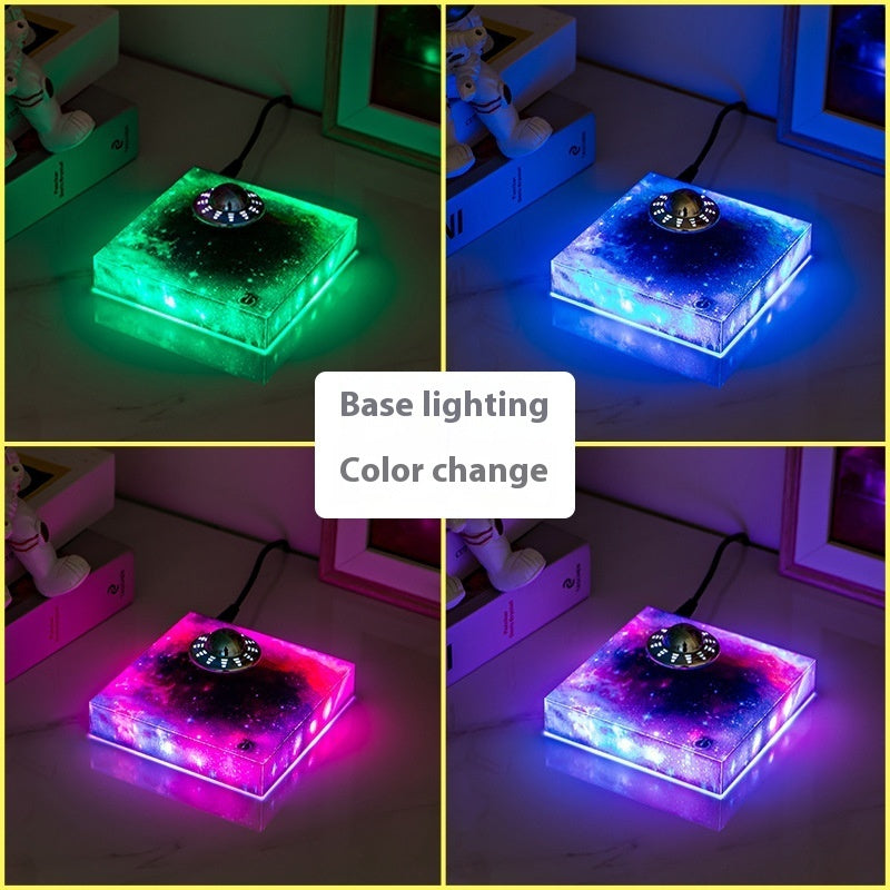 Levitating UFO Galaxy Lamp – Floating Magnetic LED Display.