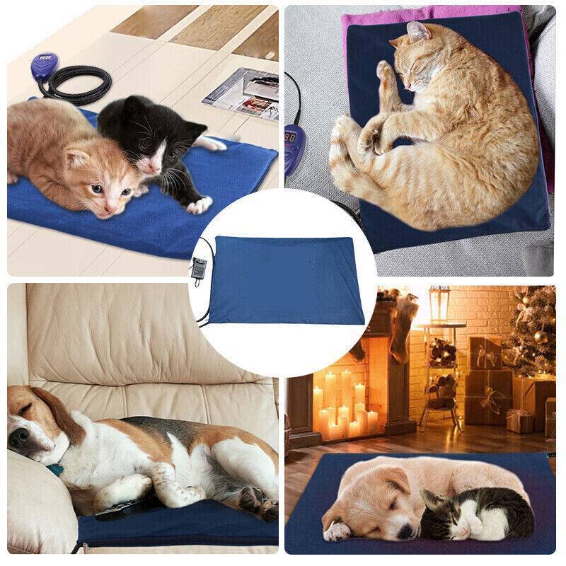 Electric Waterproof Pet Heating Pad – Chew Resistant with Auto Shut-Off.