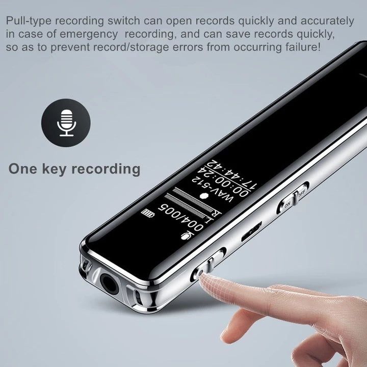 High Definition Noise Reduction Professional Recording Pen – Discreet Audio Recorder with USB Charging
