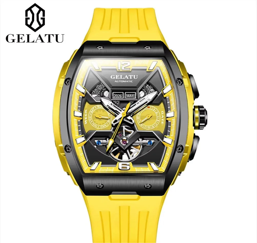 GELATU 6013 | Luxury Mechanical Timepiece for Men.