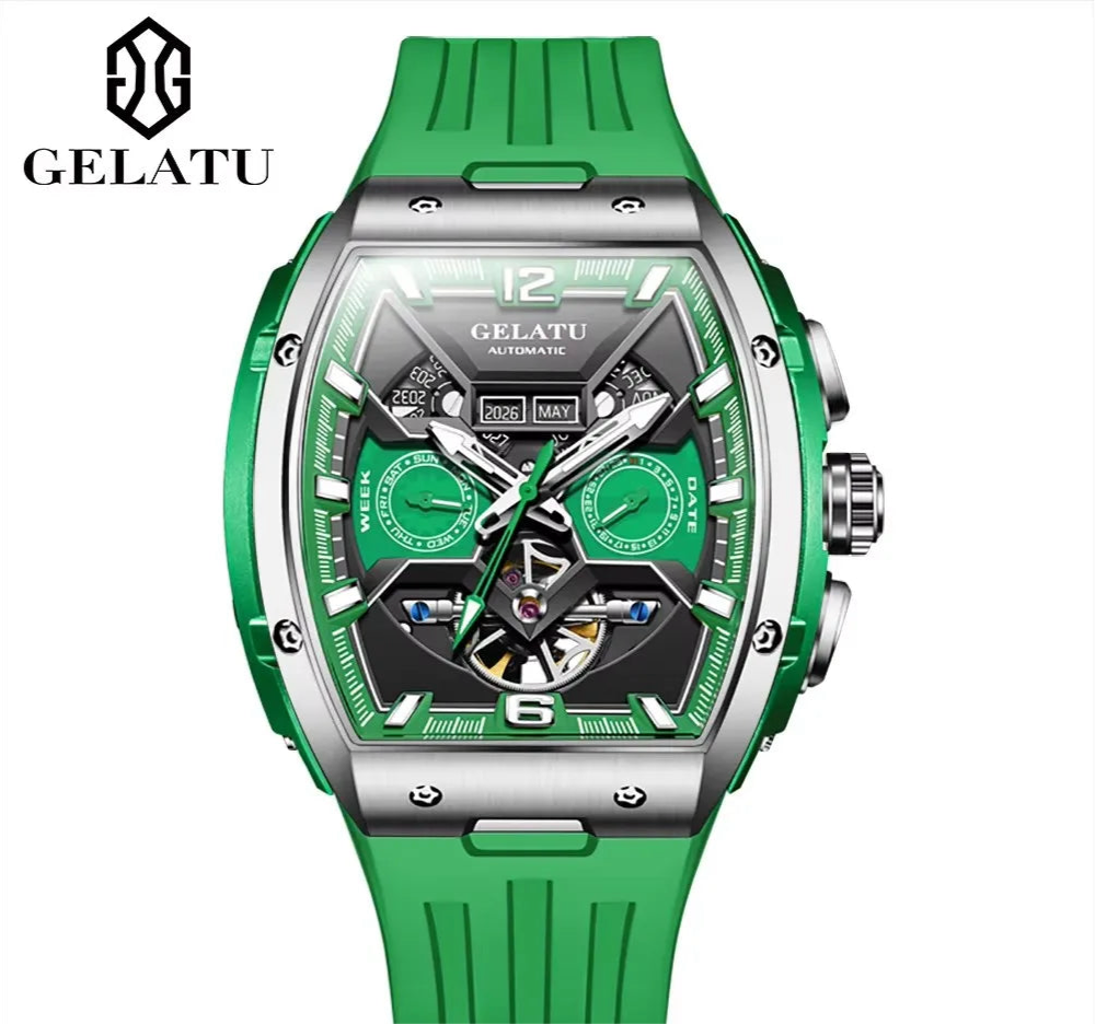 GELATU 6013 | Luxury Mechanical Timepiece for Men.