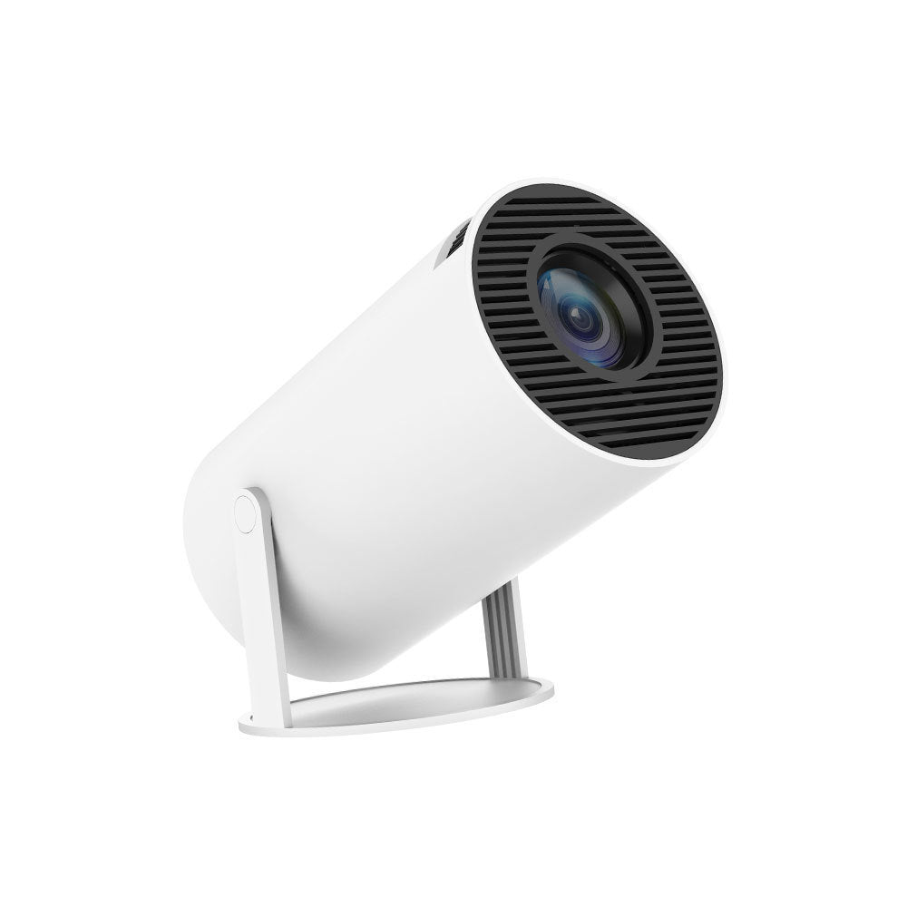 HY300 - Smart Mini Projector – 180° Rotation, Auto Focus, 5G WiFi, Android.