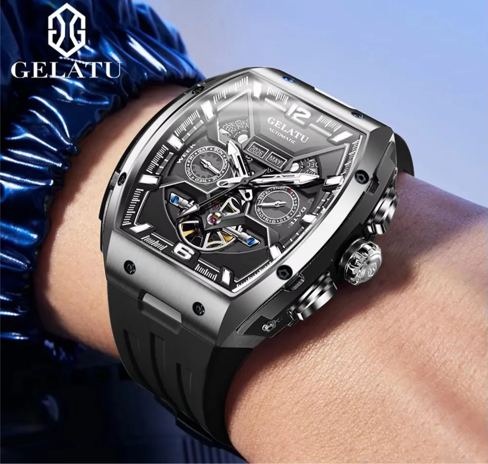 GELATU 6013 | Luxury Mechanical Timepiece for Men.