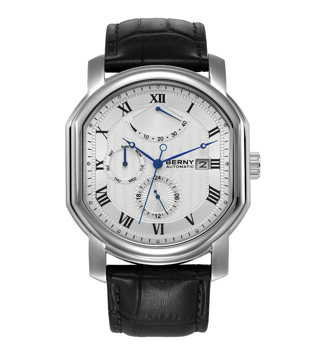 BERNY - Men’s Mechanical Watch | Miyota Movt Automatic Wristwatch | Luxury Brand for Men | Sapphire Clock| Self Winding & Waterproof.