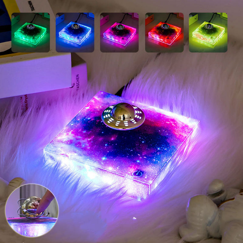 Levitating UFO Galaxy Lamp – Floating Magnetic LED Display.